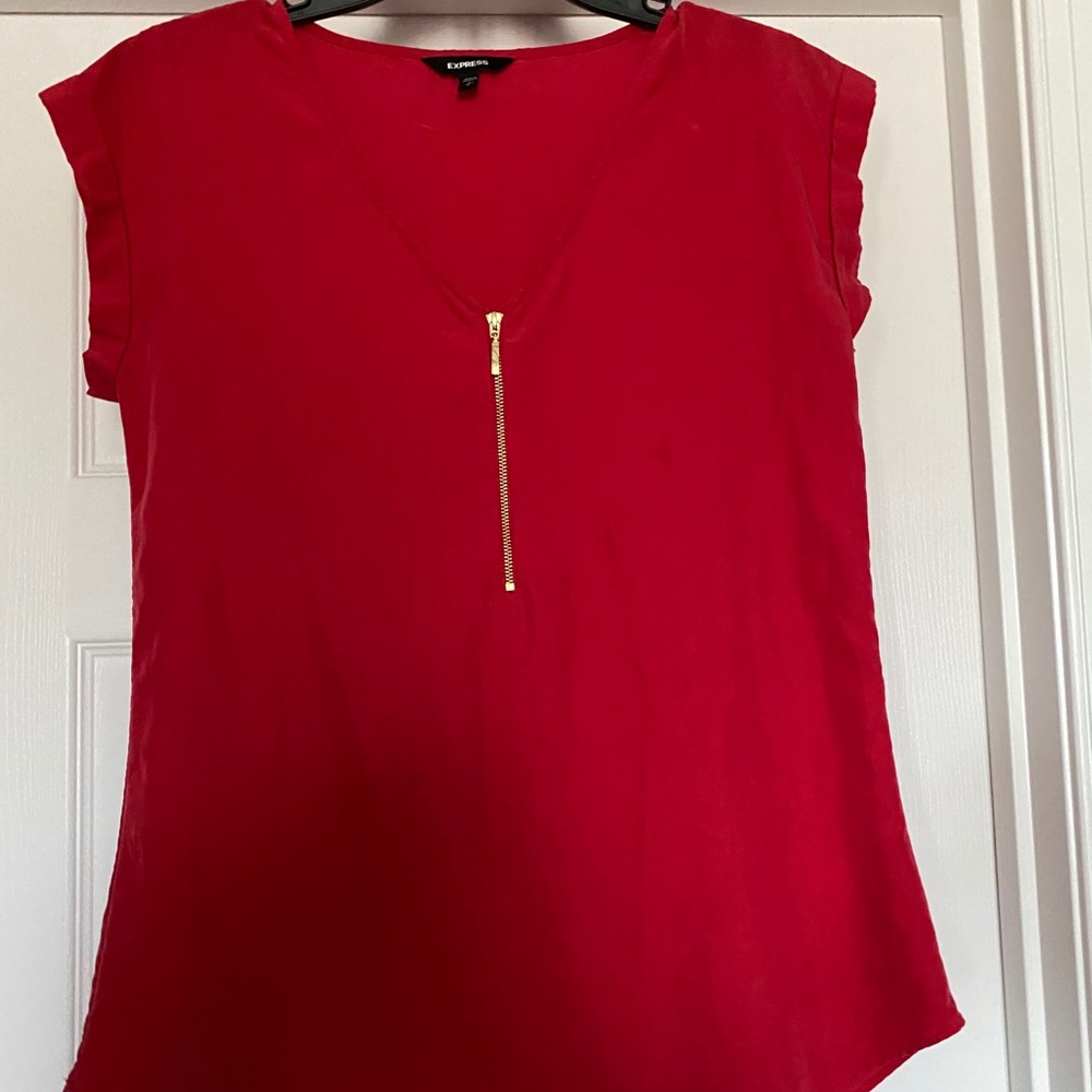Express Red Blouse